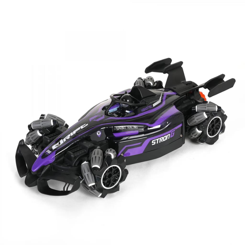 2.4GHz RC Spray Racing Car with LED Lights & Water Mist Effects