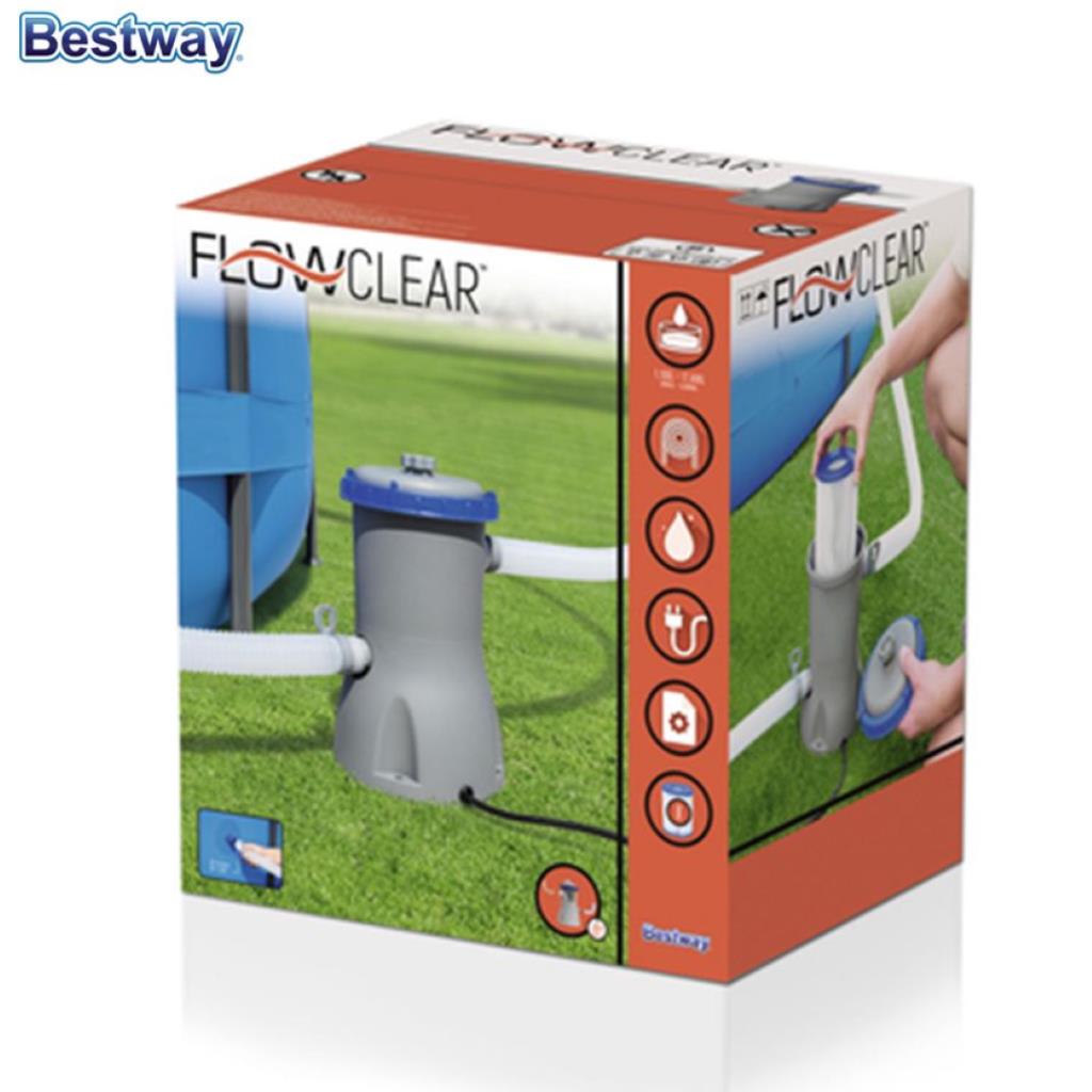 BESTWAY cartridge filtration flow