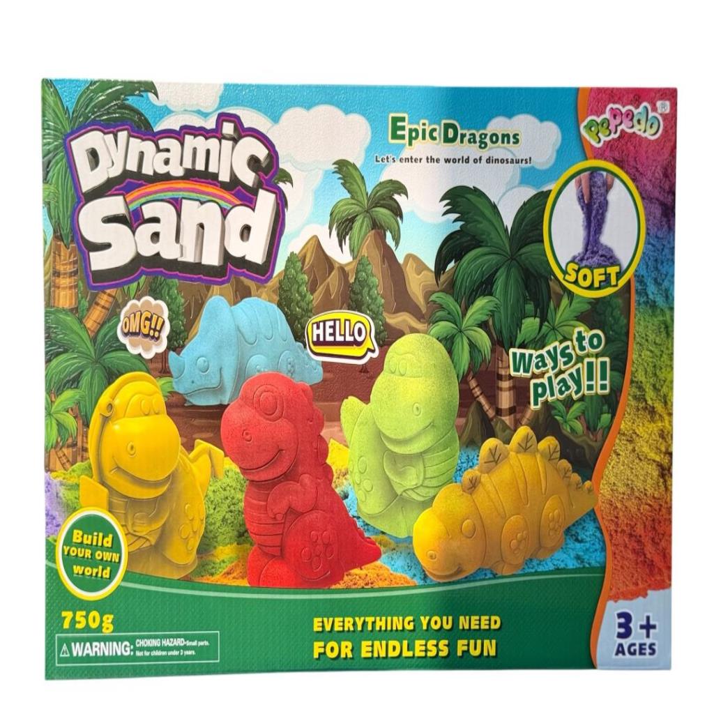 Dynamic Sand Dinosaur Molding Set