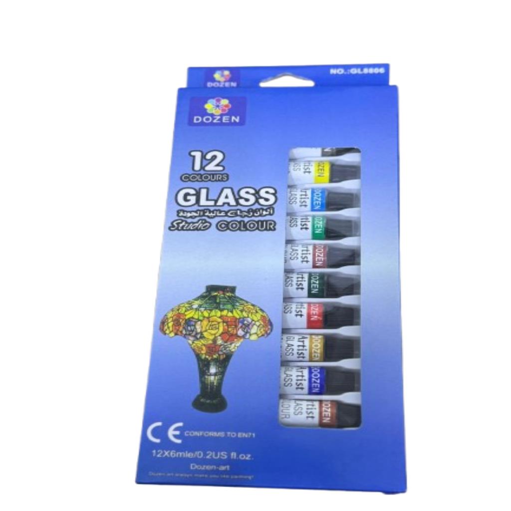 DOZEN Glass Colours – 12 Shades