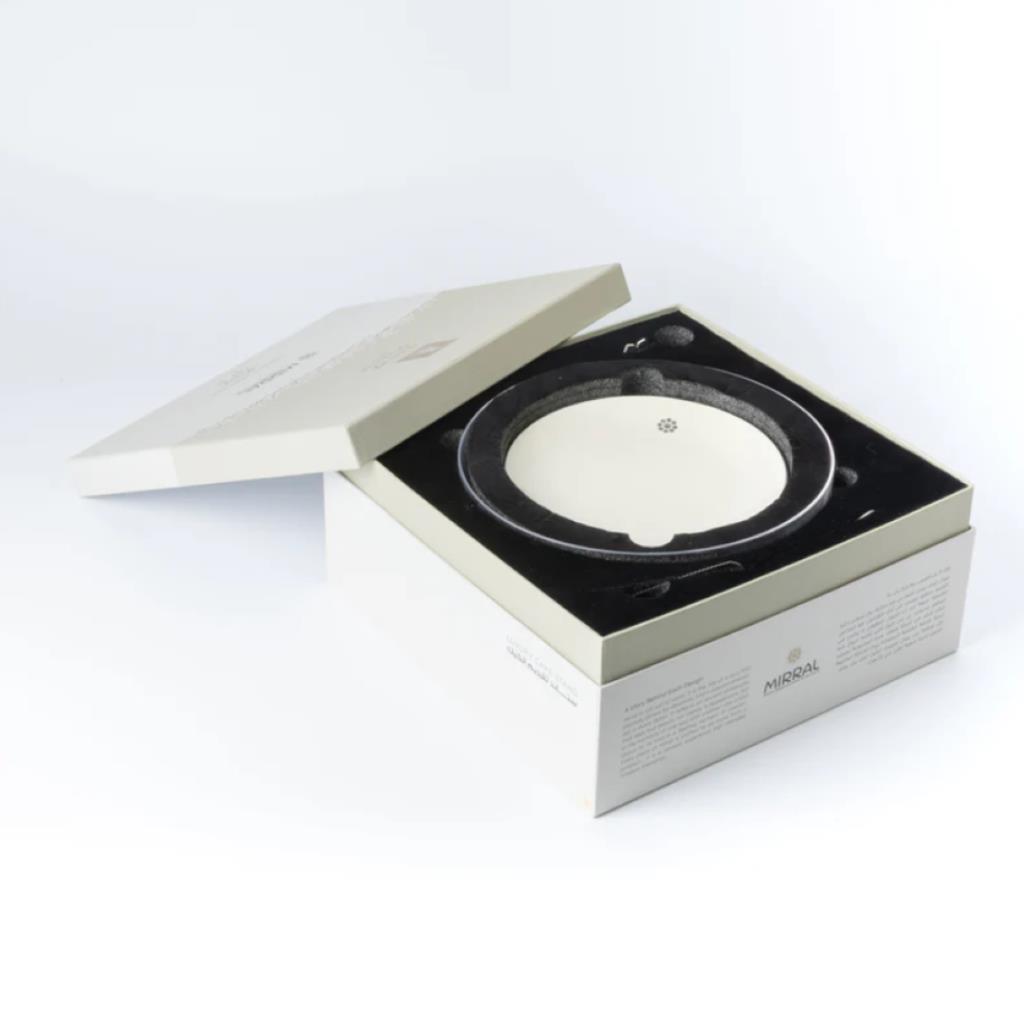 Cake Serving Set 9 Pcs From Mirral - White + Silver