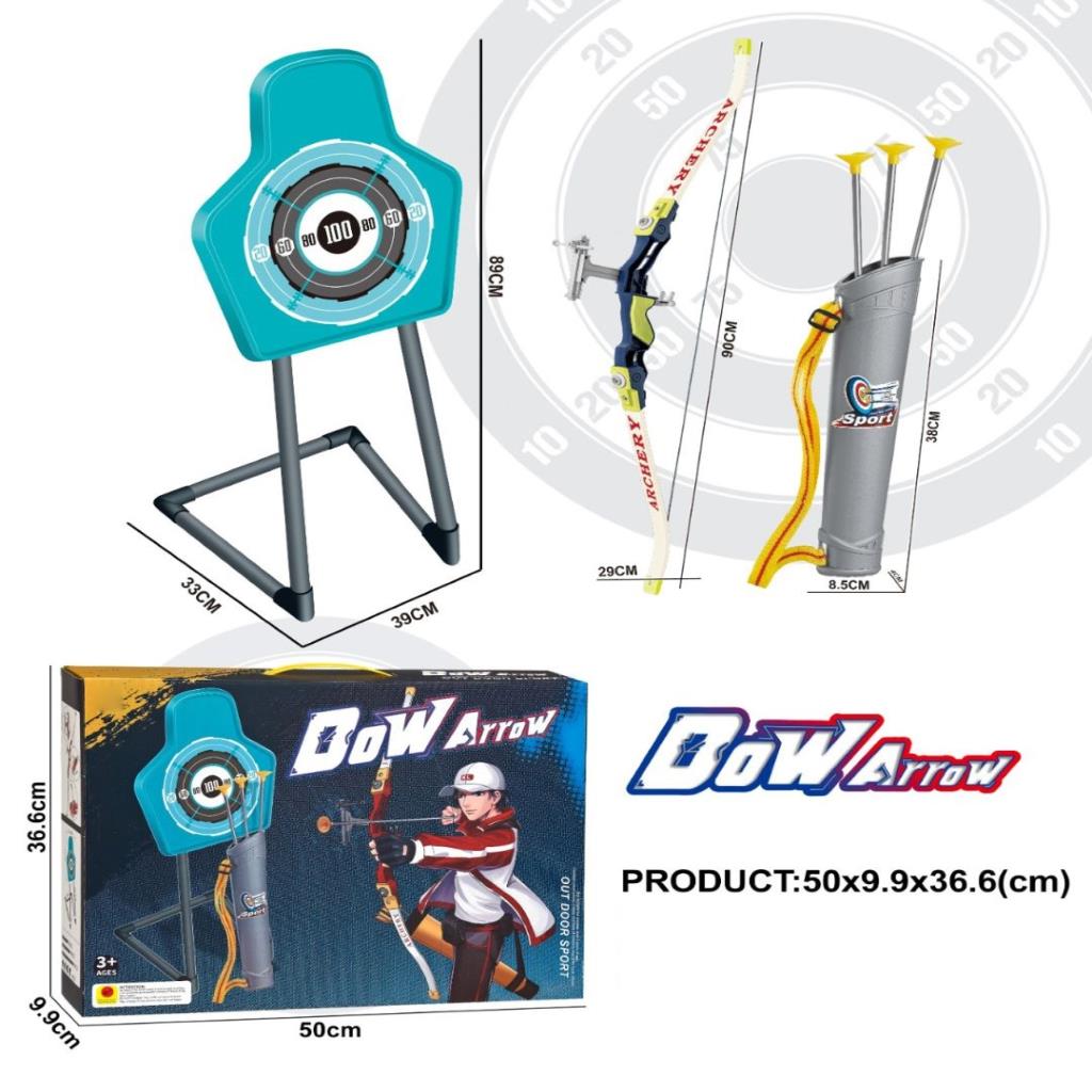 Kids Archery Bow & Arrow Set with Target Stand