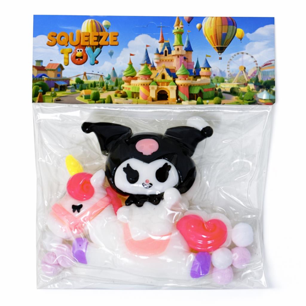 لعبة سكويش مطاطية – شخصية كيوت مع آيس كريم