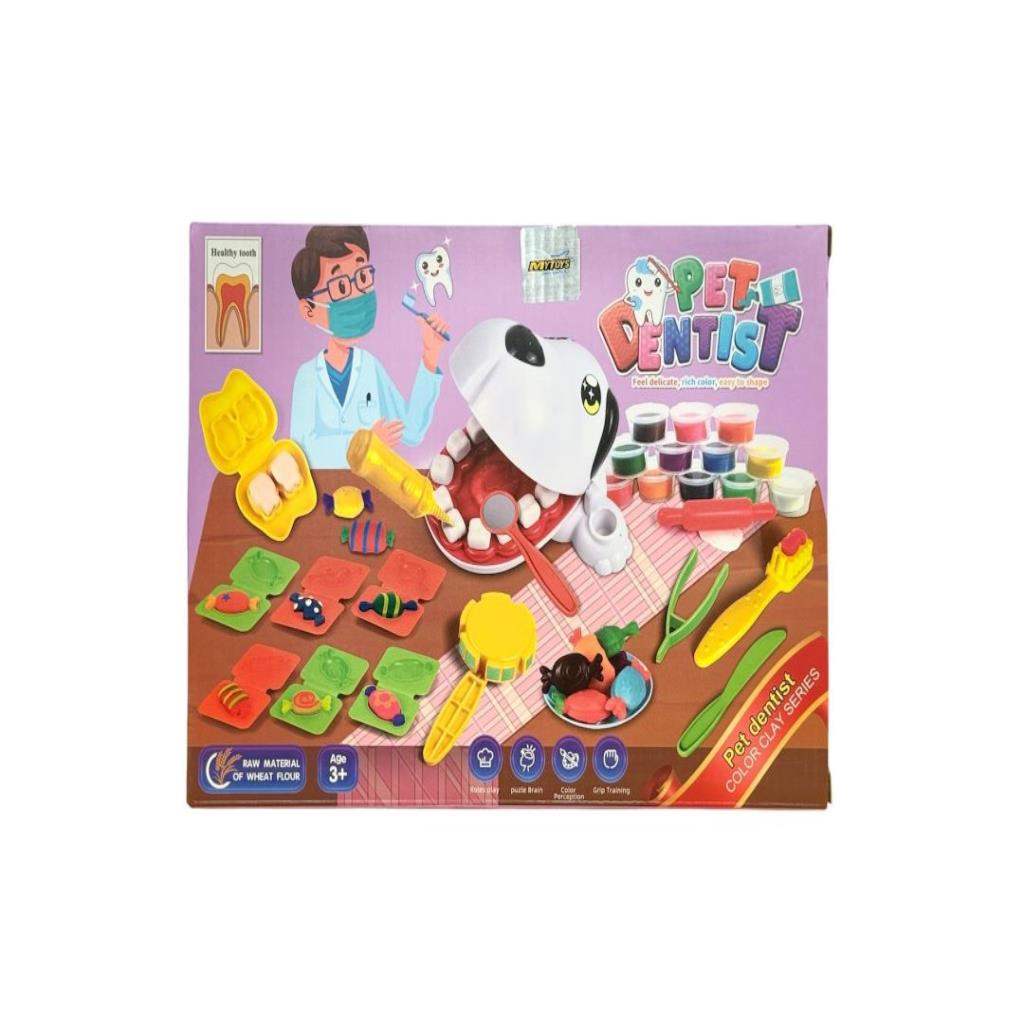 Pet Dentist Color Clay Play Set