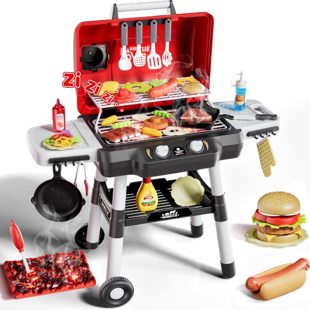 Little Chef Barbecue Grill Play Set – 31 Pieces