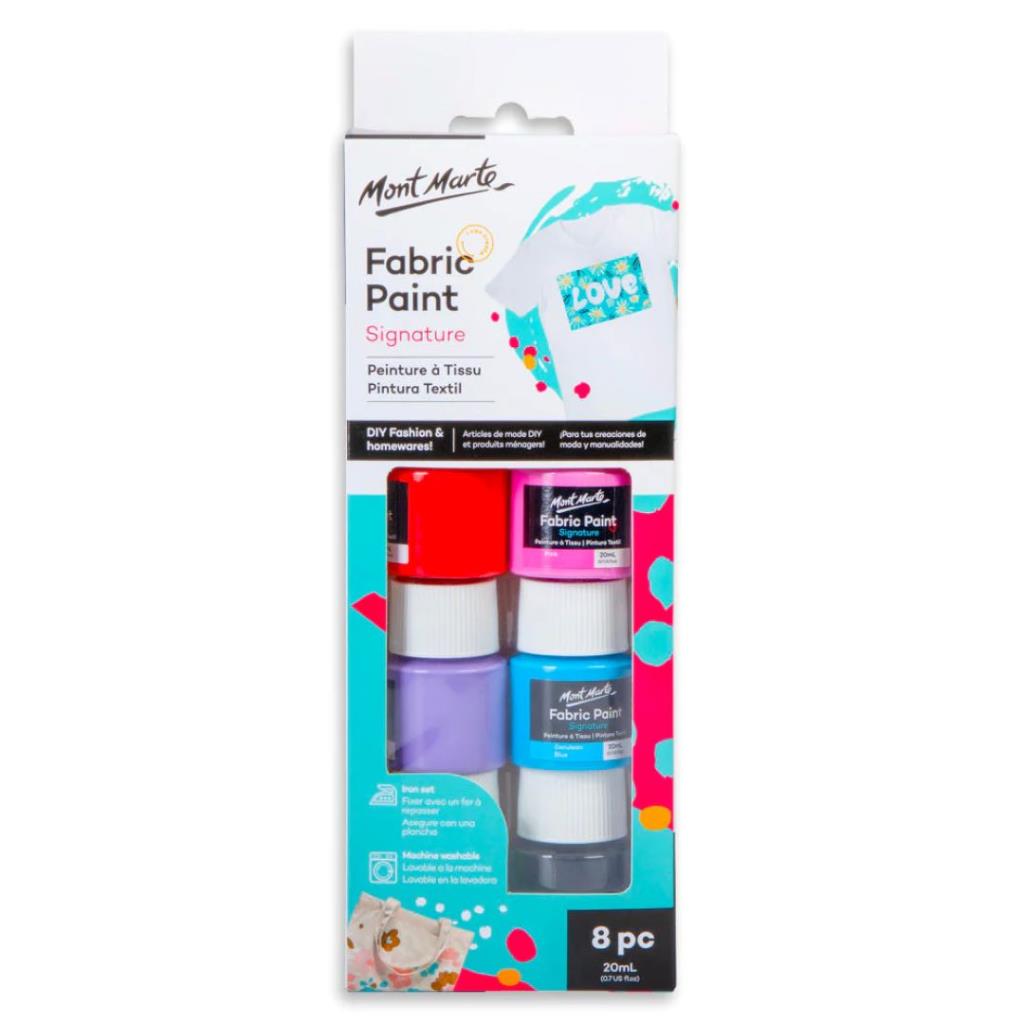 : Mont Marte Fabric Paint Set – Signature 8 pcs