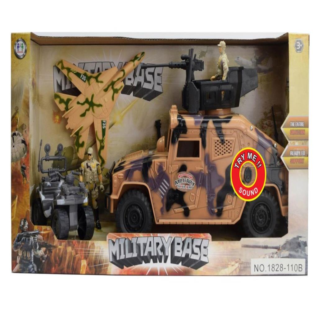 Military Base Armored Vehicle Combat Set