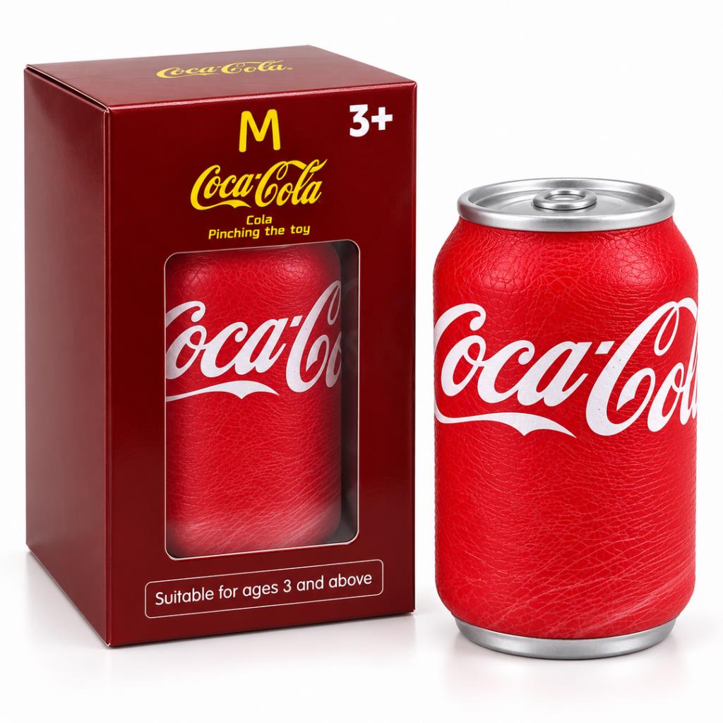 Coca-Cola Can-Design Squishy Squeeze Toy