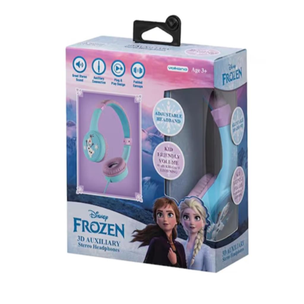 Disney Frozen Kids Headphones – 3D Stereo Adjustable Headset