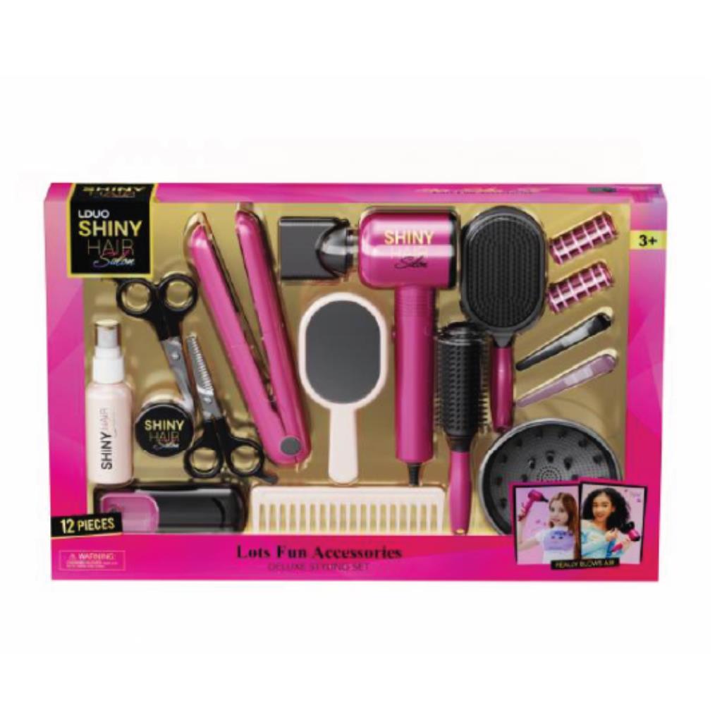 Shiny Hair Deluxe Styling Set – 12 Pieces