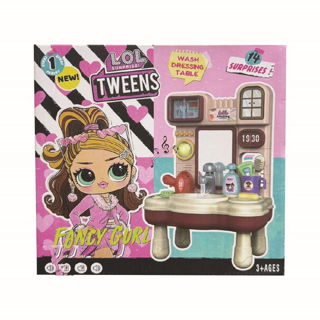 Fancy Girl Wash & Dressing Table Playset