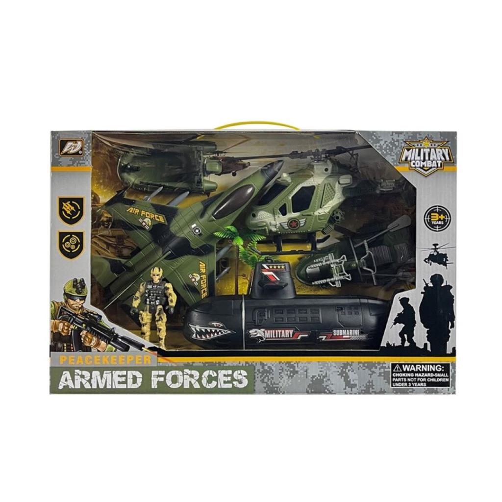 Peacekeeper Armed Forces Air & Sea Combat Playset