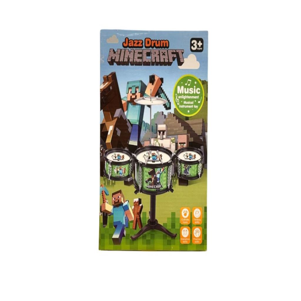 Minecraft Kids Jazz Drum Set