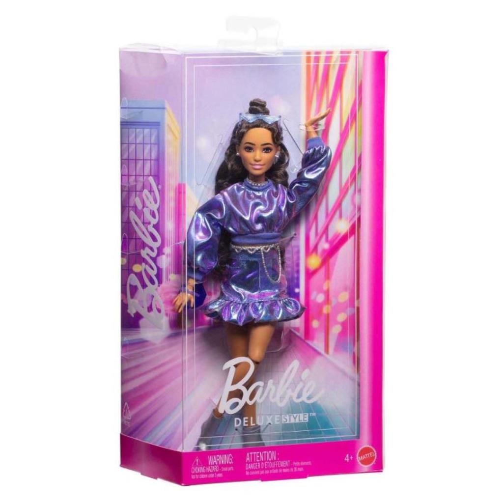Barbie Deluxe Style Doll – Purple Outfit