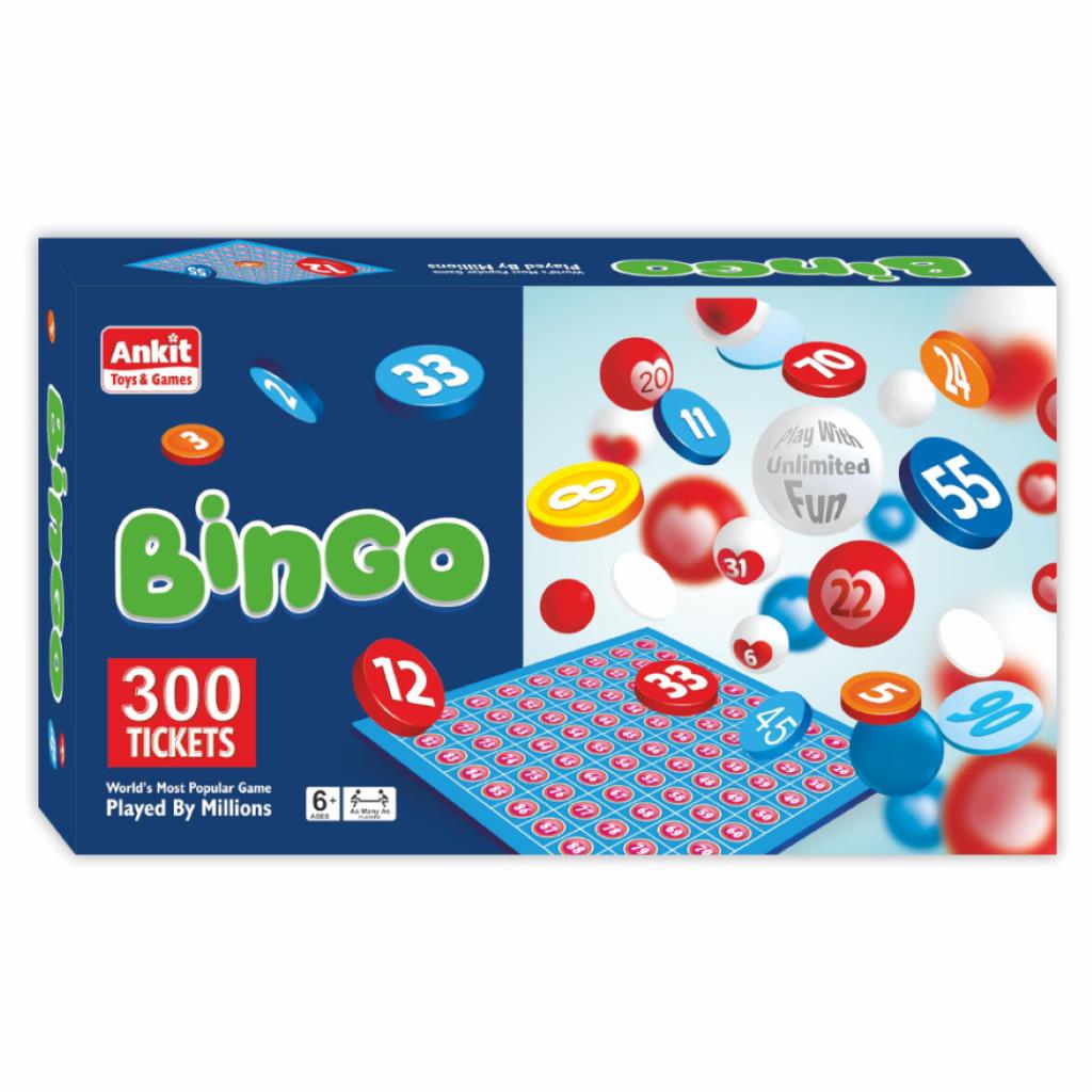 Ankit Bingo Family Board Game – 300 Tickets