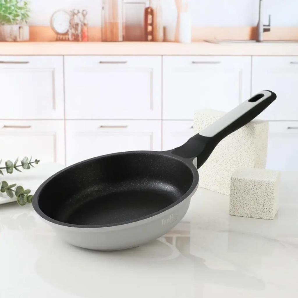 ELITE-LUX FRYPAN WITHOUT LID 20CM-LIGHT GRAY