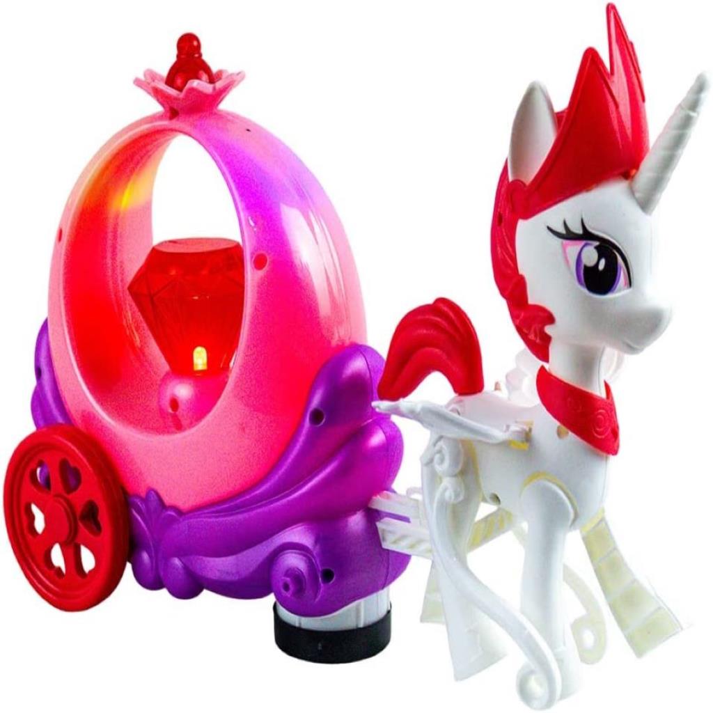 Dream Horse – Light-Up Walking Unicorn with Magic Carriage