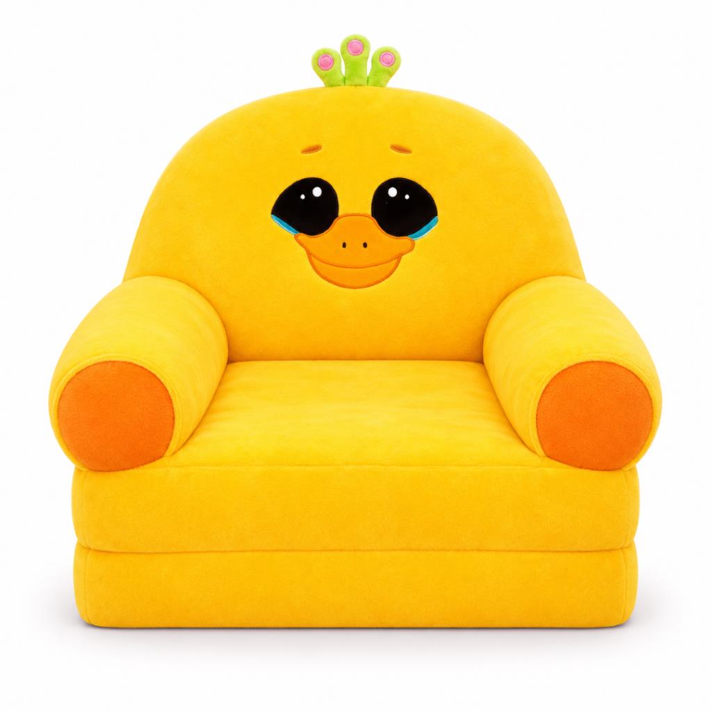 Cute Yellow Duck Kids Sofa Chair