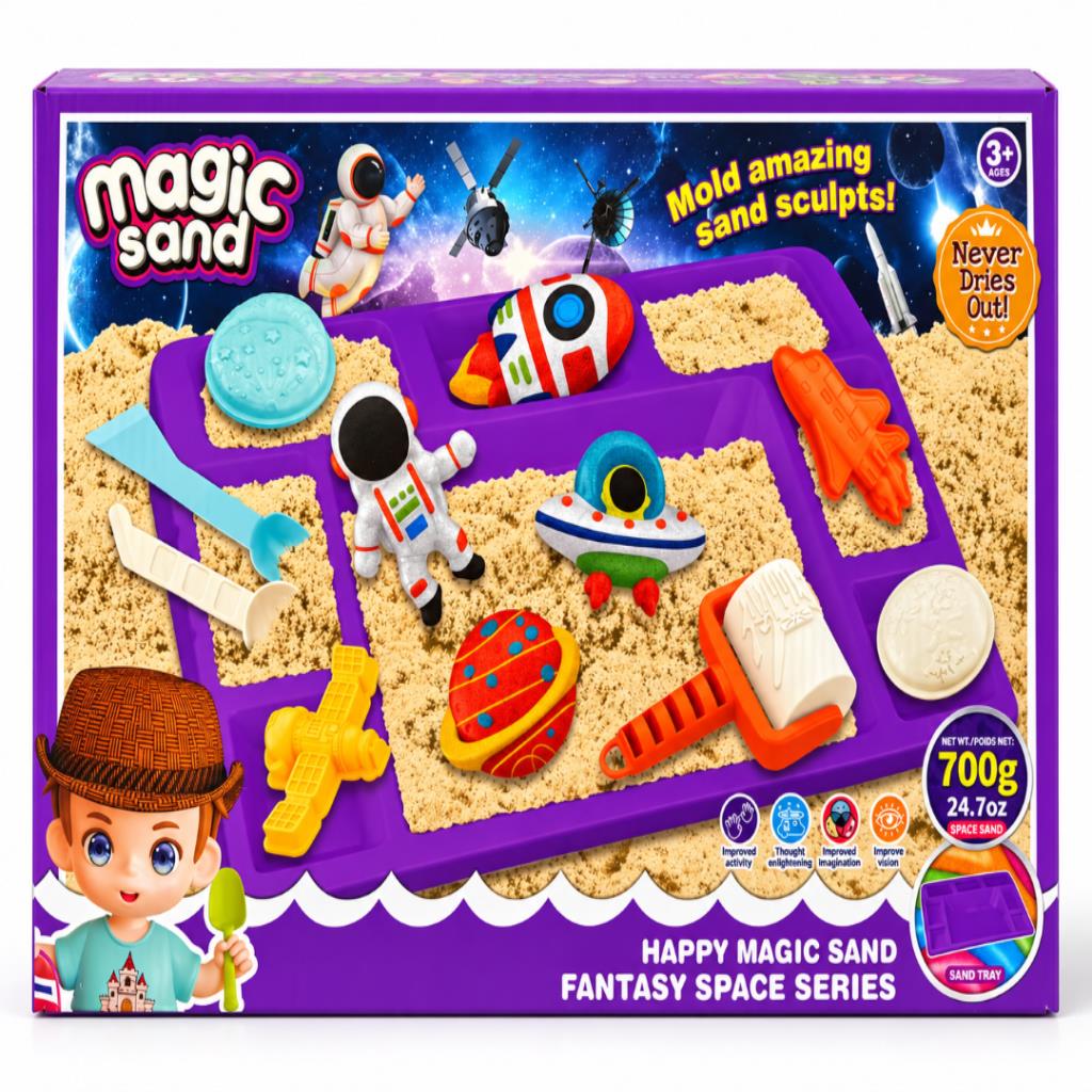 Magic Sand Fantasy Space Play Set for Kids – 700g