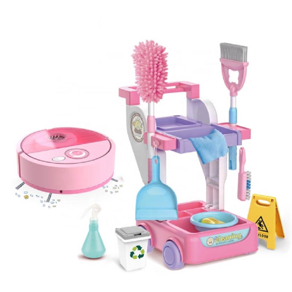 طقم تنظيف كامل للأطفال – 22 قطعة