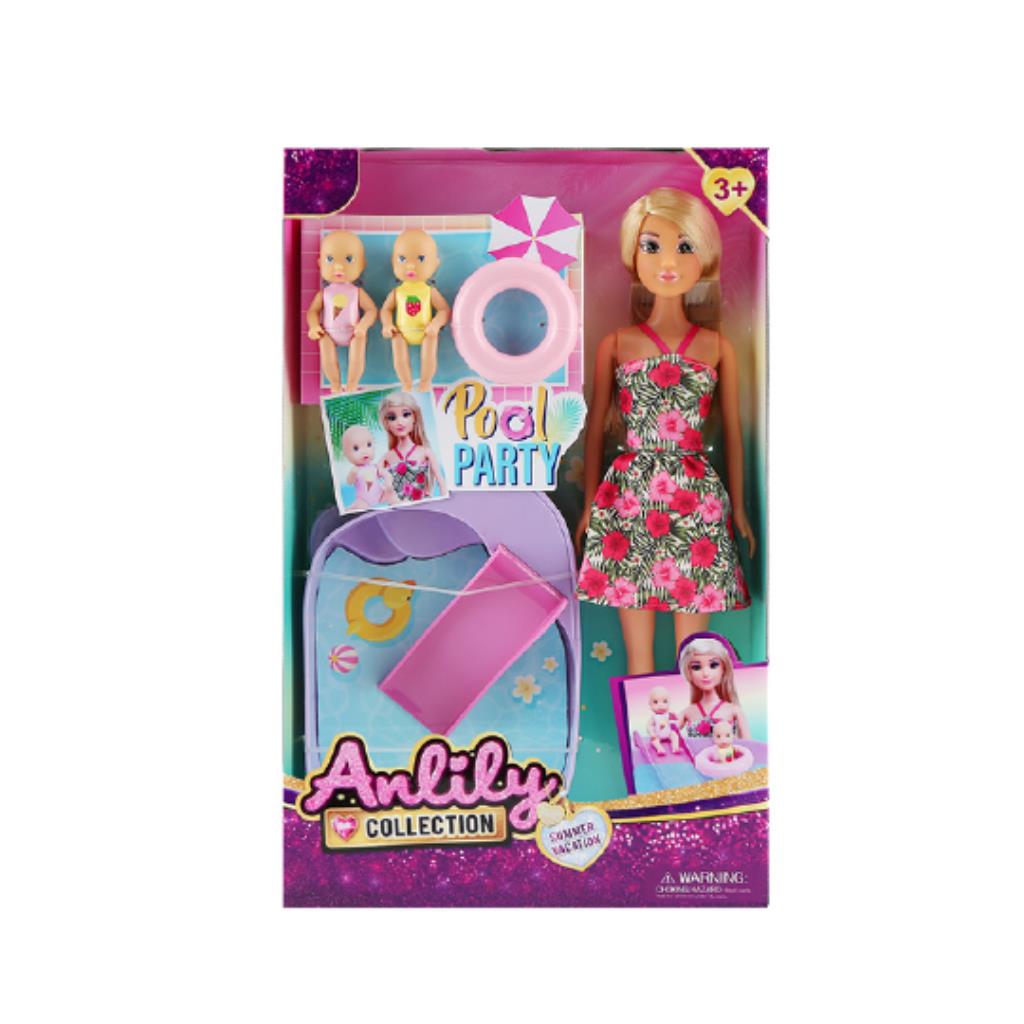 Anlily Pool Party Doll Set