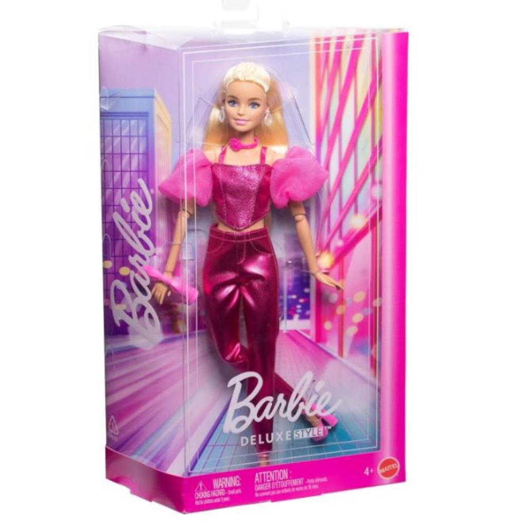 Barbie Deluxe Style Doll – Pink Fashion Set