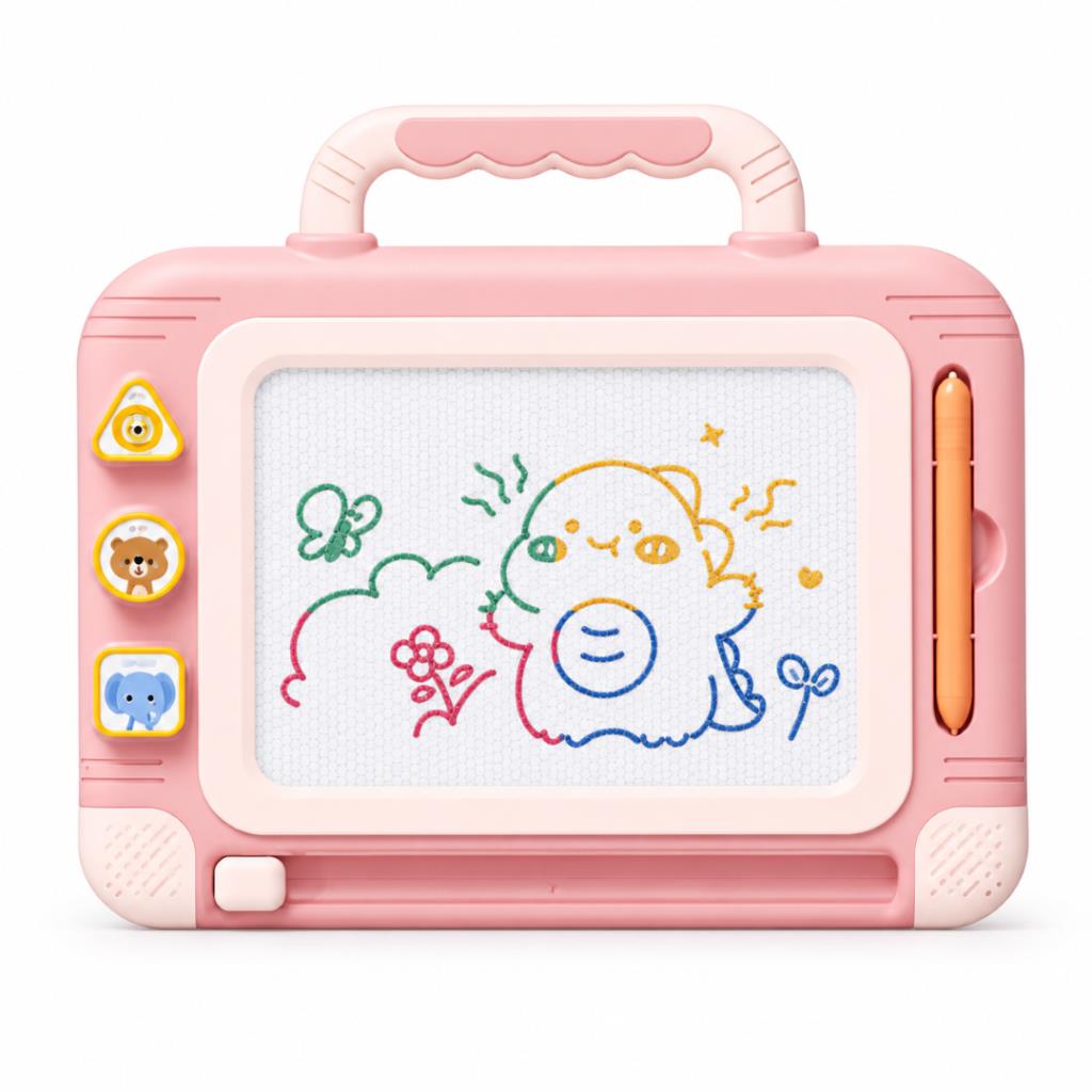 Pink Magnetic Drawing Board for Kids