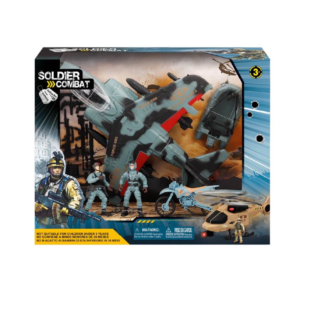 Military Fighter Jet Combat Playset