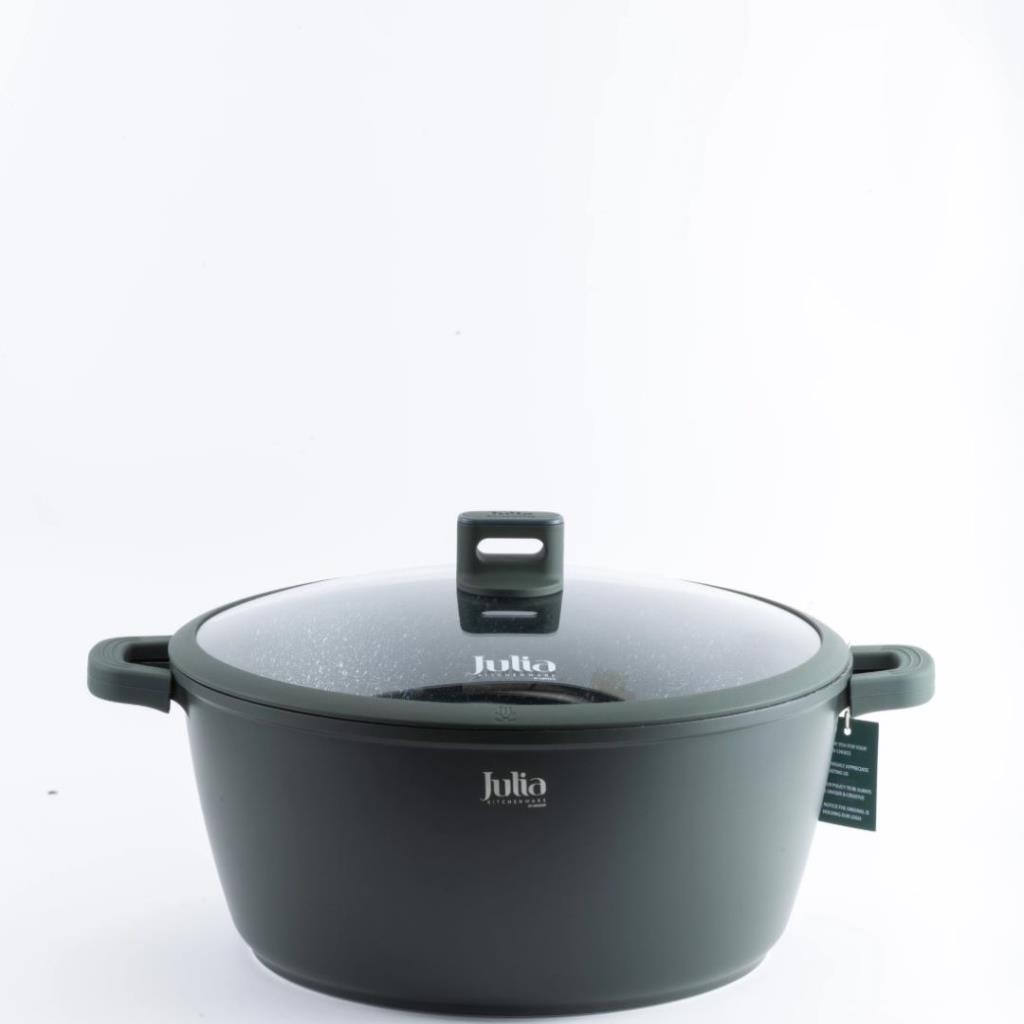 ELITE-PRO CASSEROLE WITH LID 36CM-GREEN