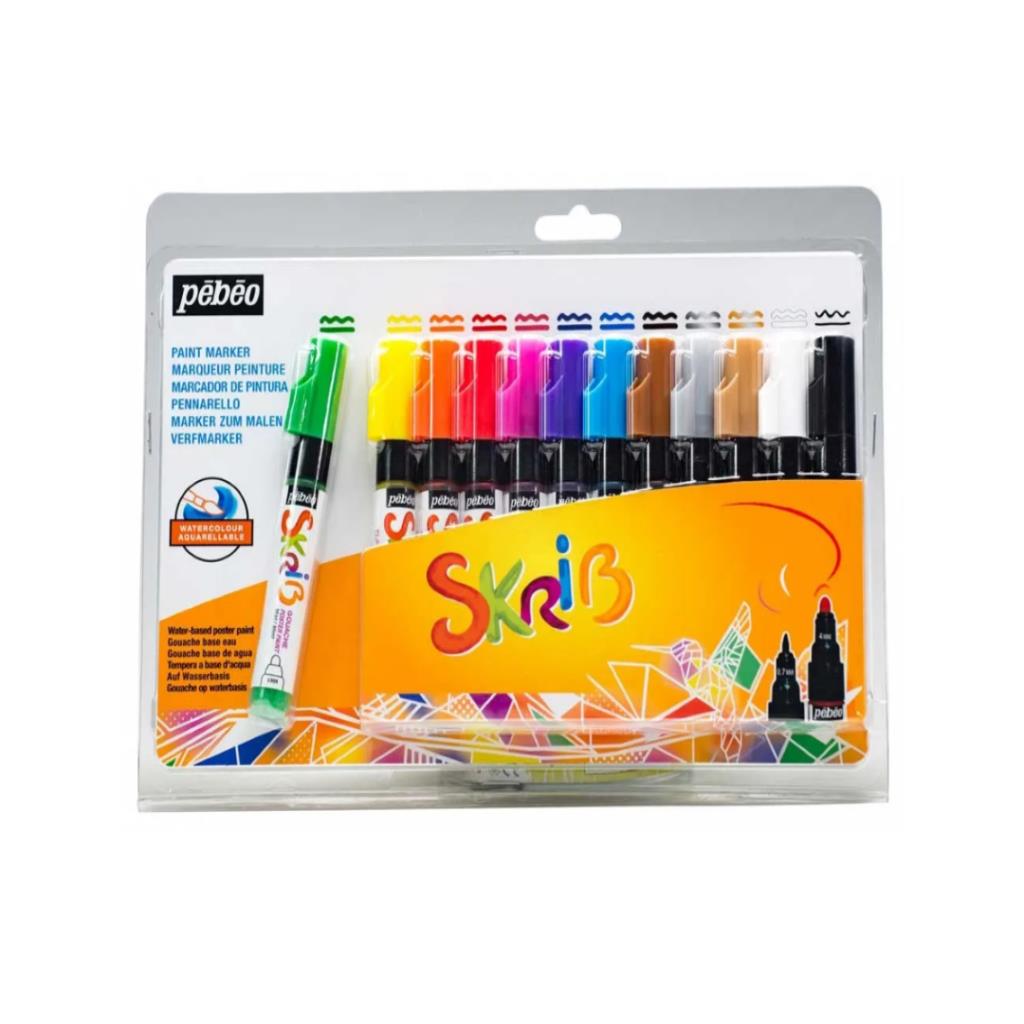 Pébéo Skrib Paint Marker Gouache Set 