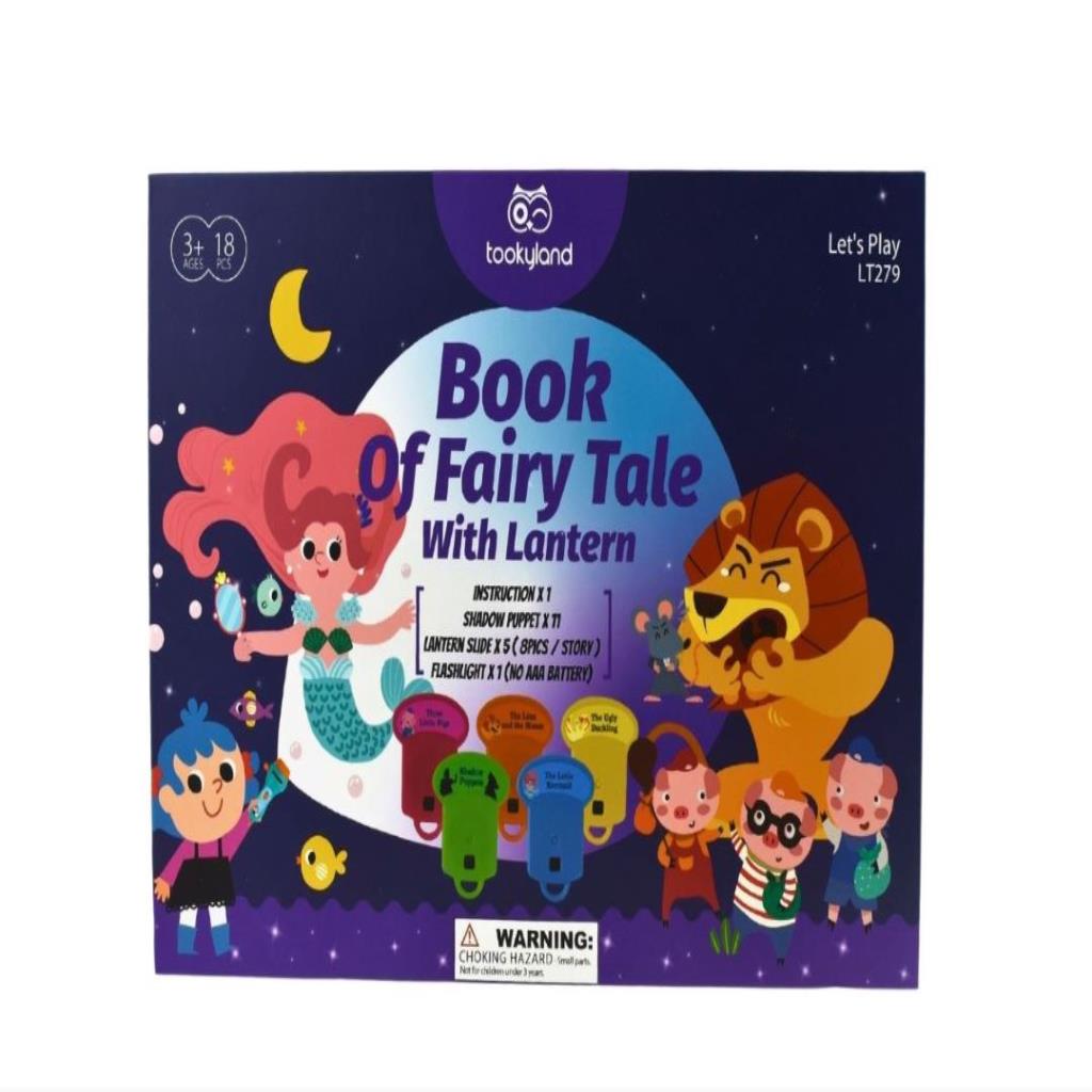 Tookyland Shadow Theatre Storybook Torch With 5 Fairytales 