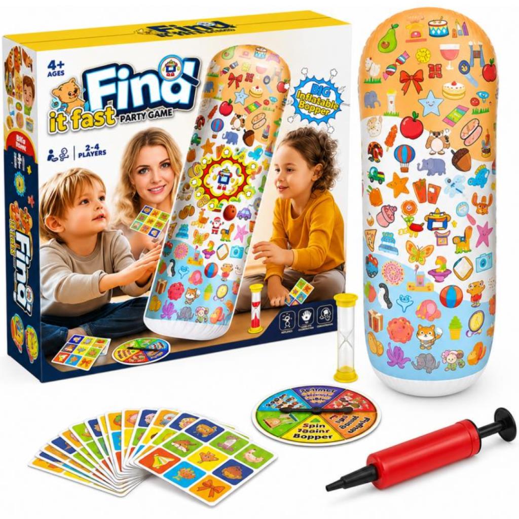 Find It Fast! Inflatable Picture Search Party Game