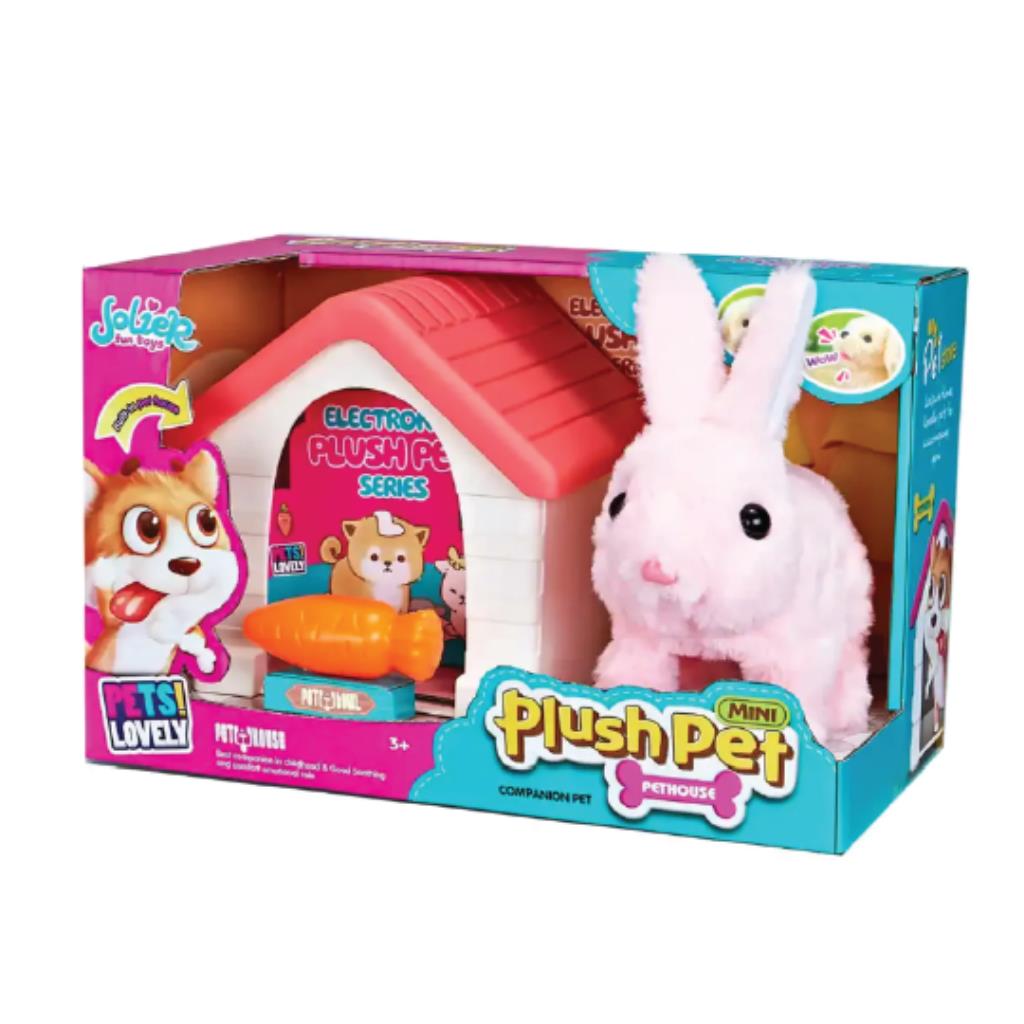 Plush Pet Mini – Electronic Bunny with Pet House