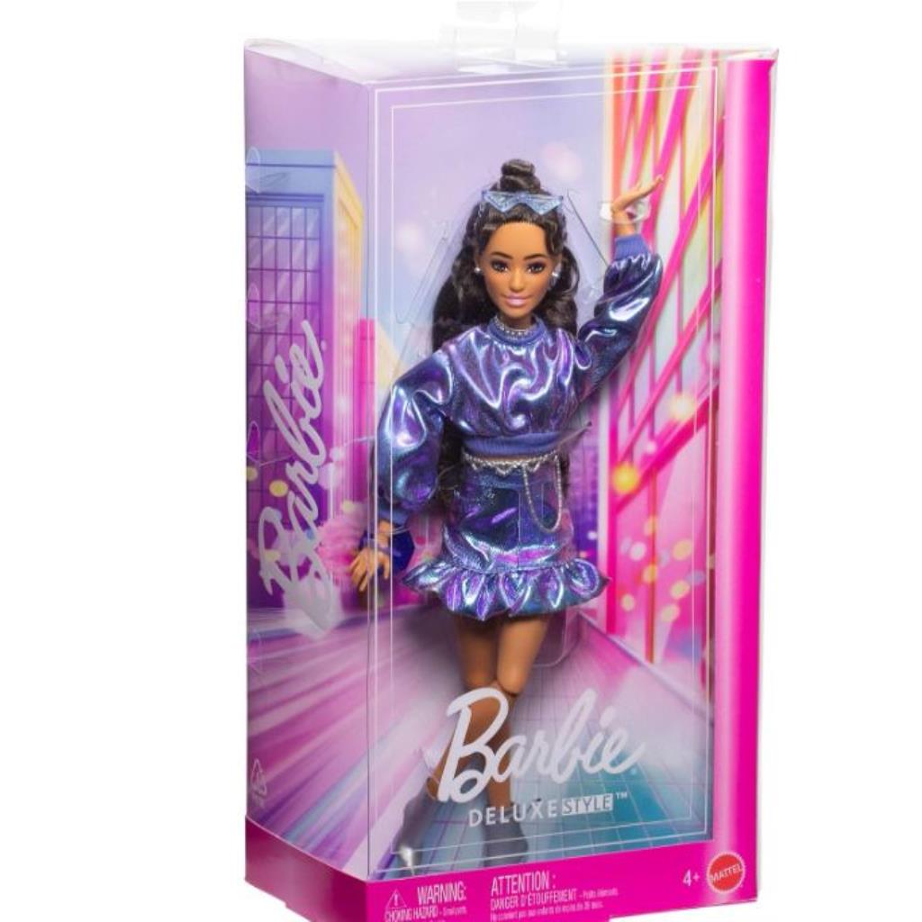 Barbie Deluxe Style Doll – Purple Outfit