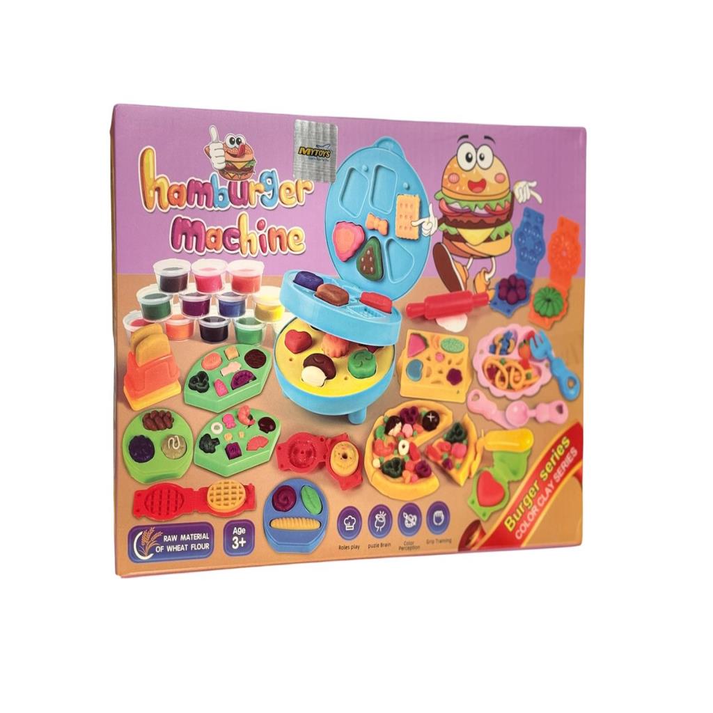 Hamburger Machine Color Clay Play Set