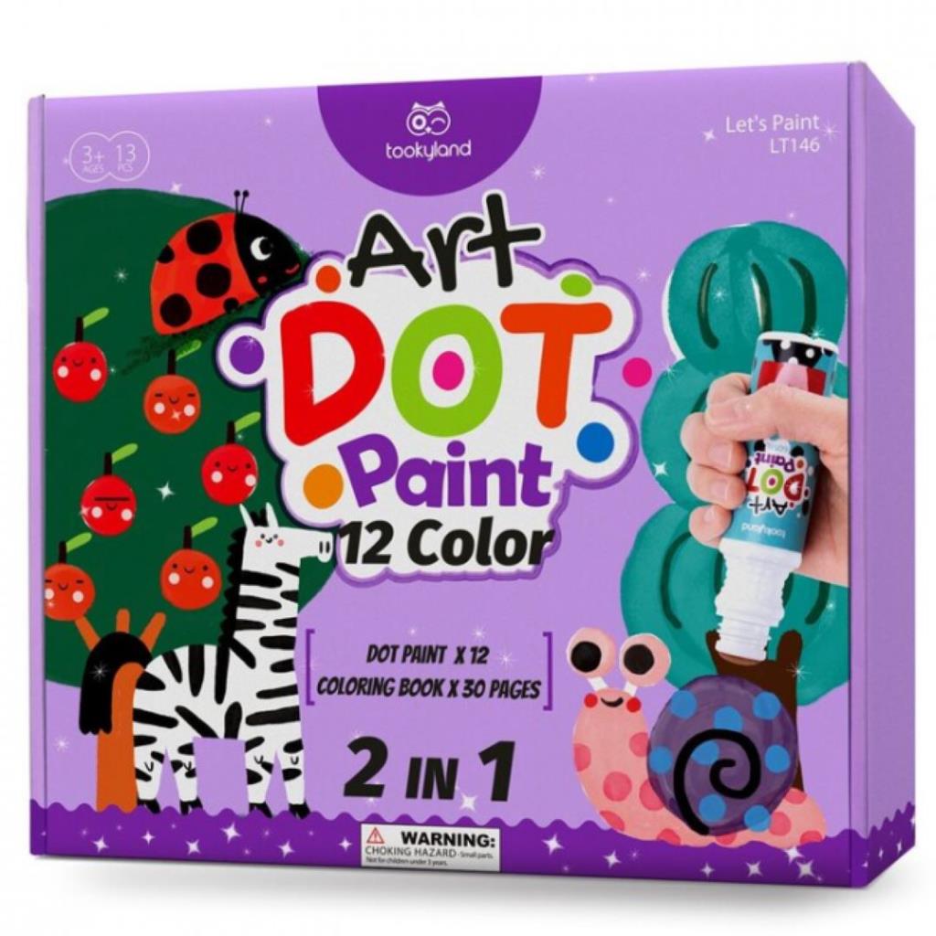 Art Dot Paint – 12 Colors (2 in 1)