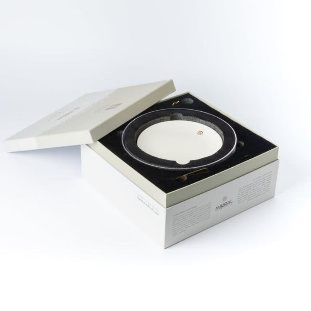 Cake Serving Set 9 Pcs From Mirral - White + Gold