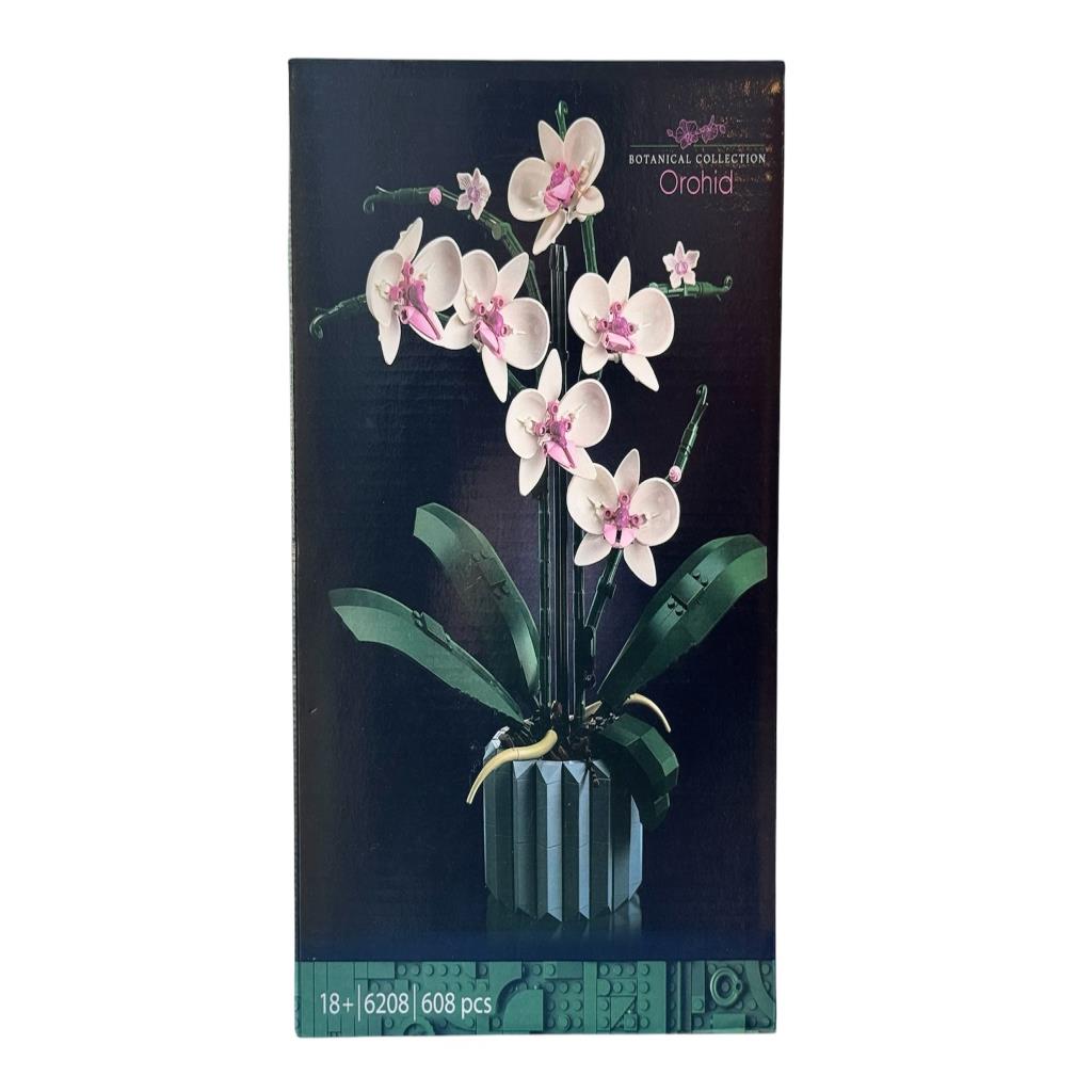 Botanical Collection Orchid Building Set – 608 Pieces, Model 6208