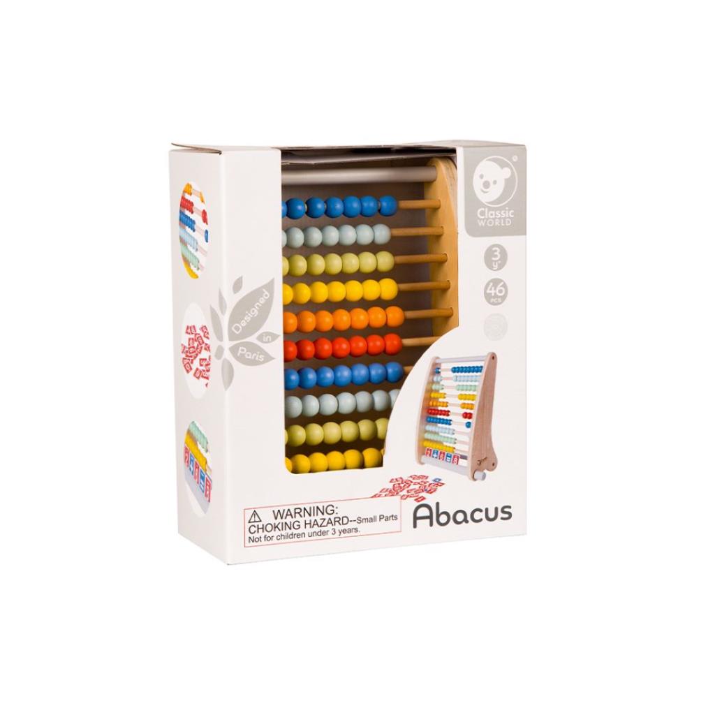 Classic Wooden Abacus – 46 Beads