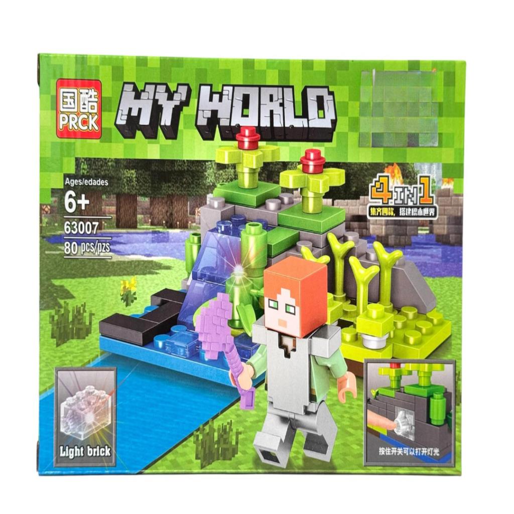 My World 4-in-1 Light Brick Building Set – River Scene