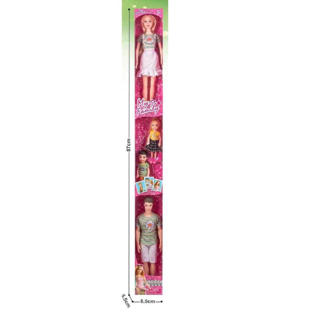My Family Doll Set – Parents & Kids Doll Collection