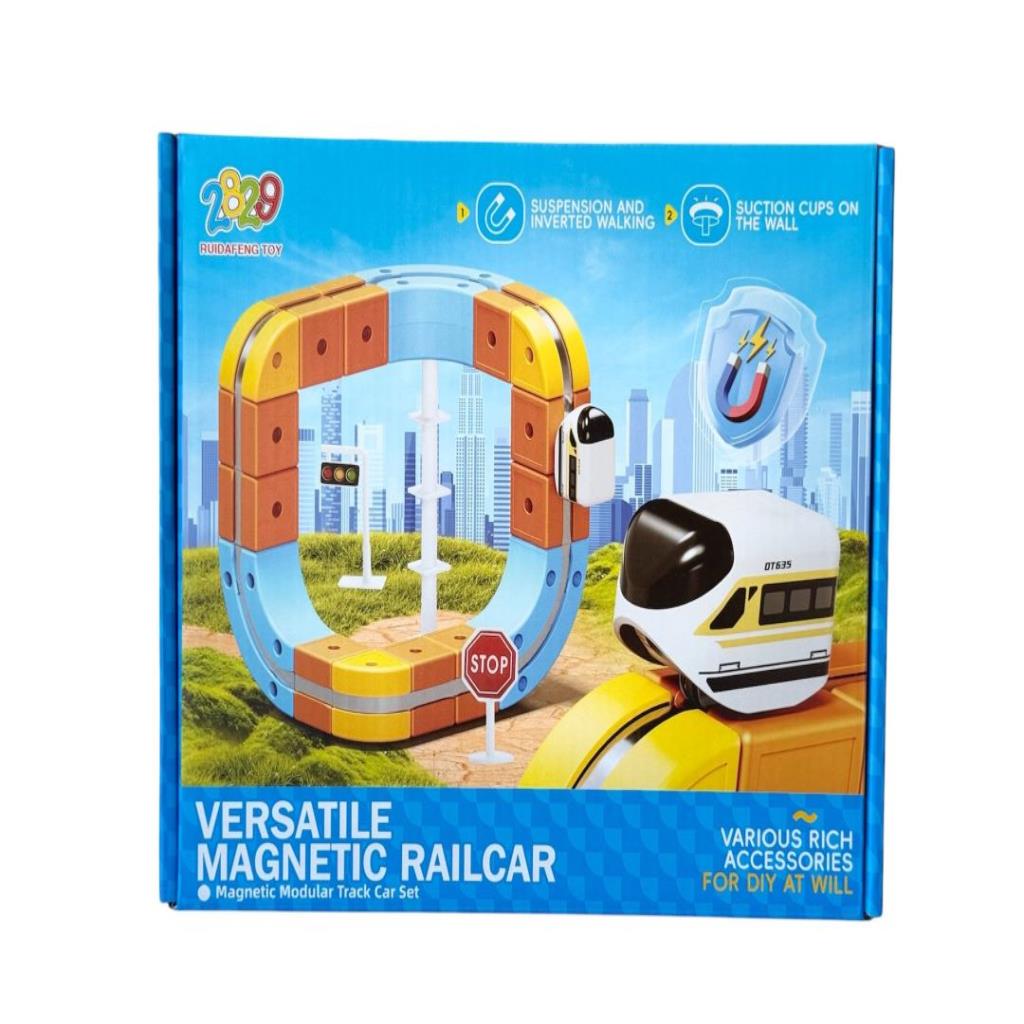Magnetic Rail Car Track Set