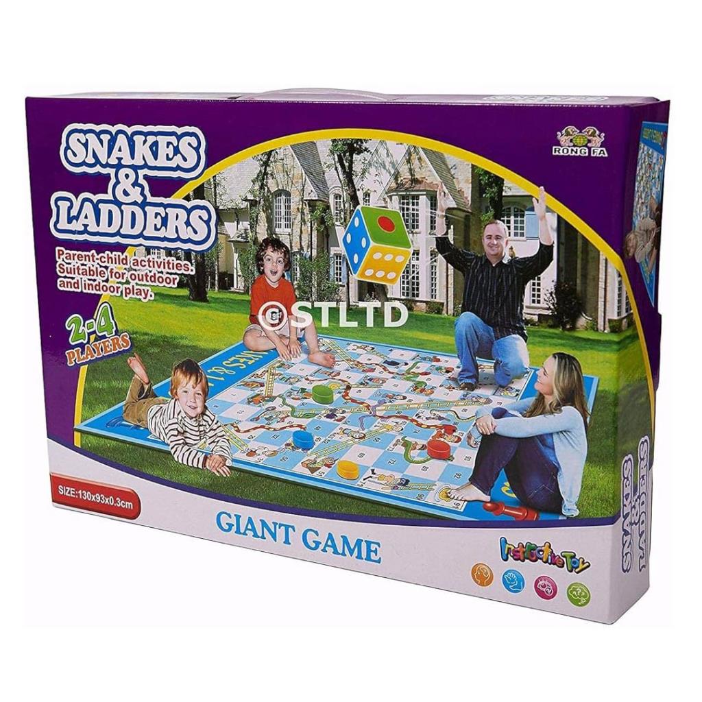 Giant Snakes & Ladders Floor Game