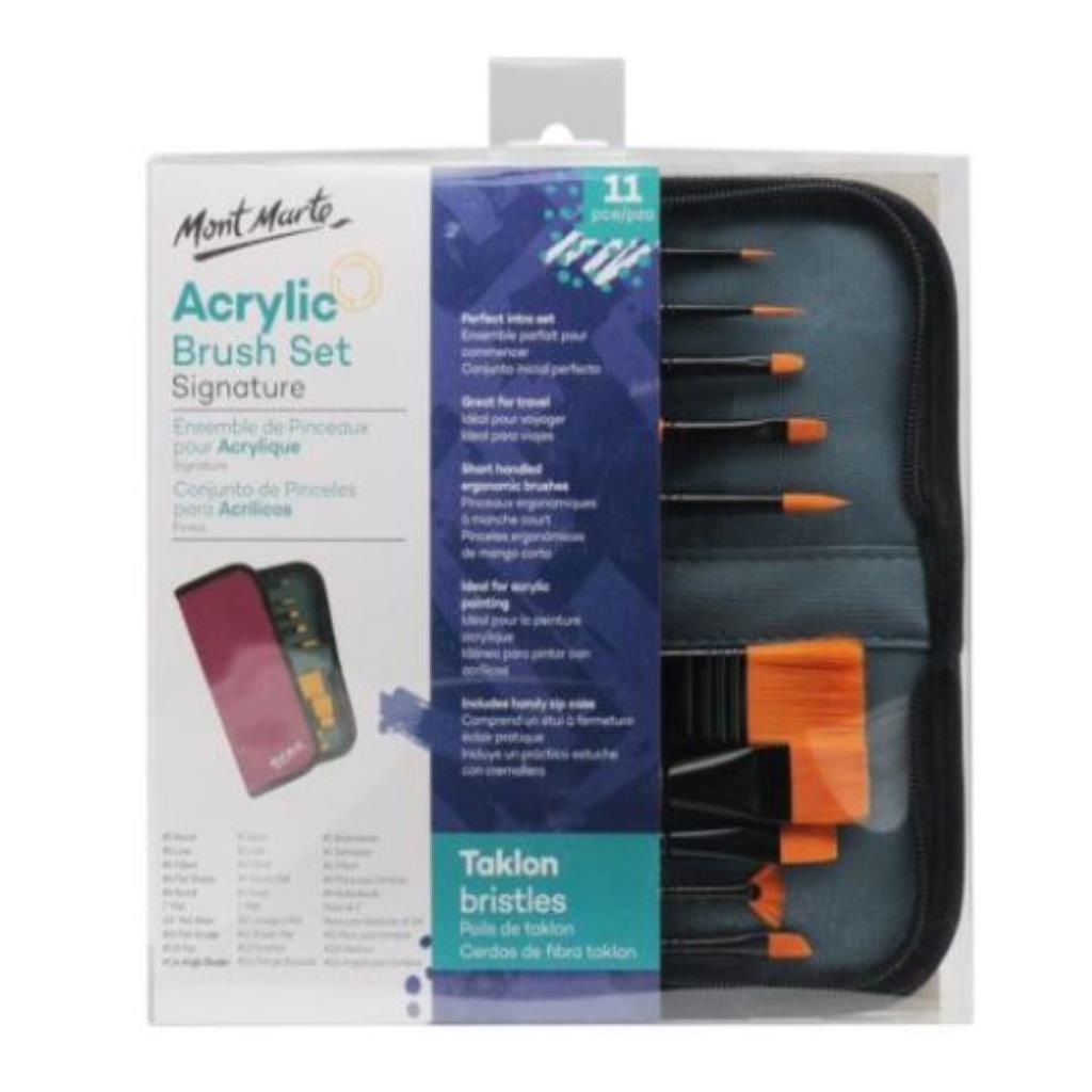 Mont Marte - Acrylic Brush Set