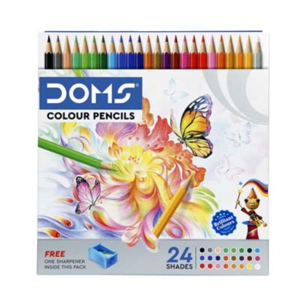 DOMS Colour Pencils – 24 Shades
