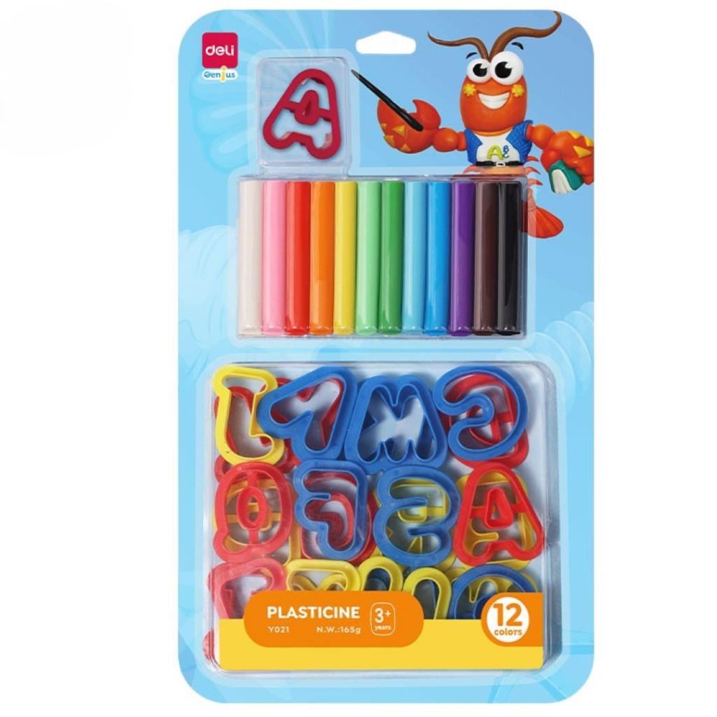 Deli Set Plasticine Clay 12 Color