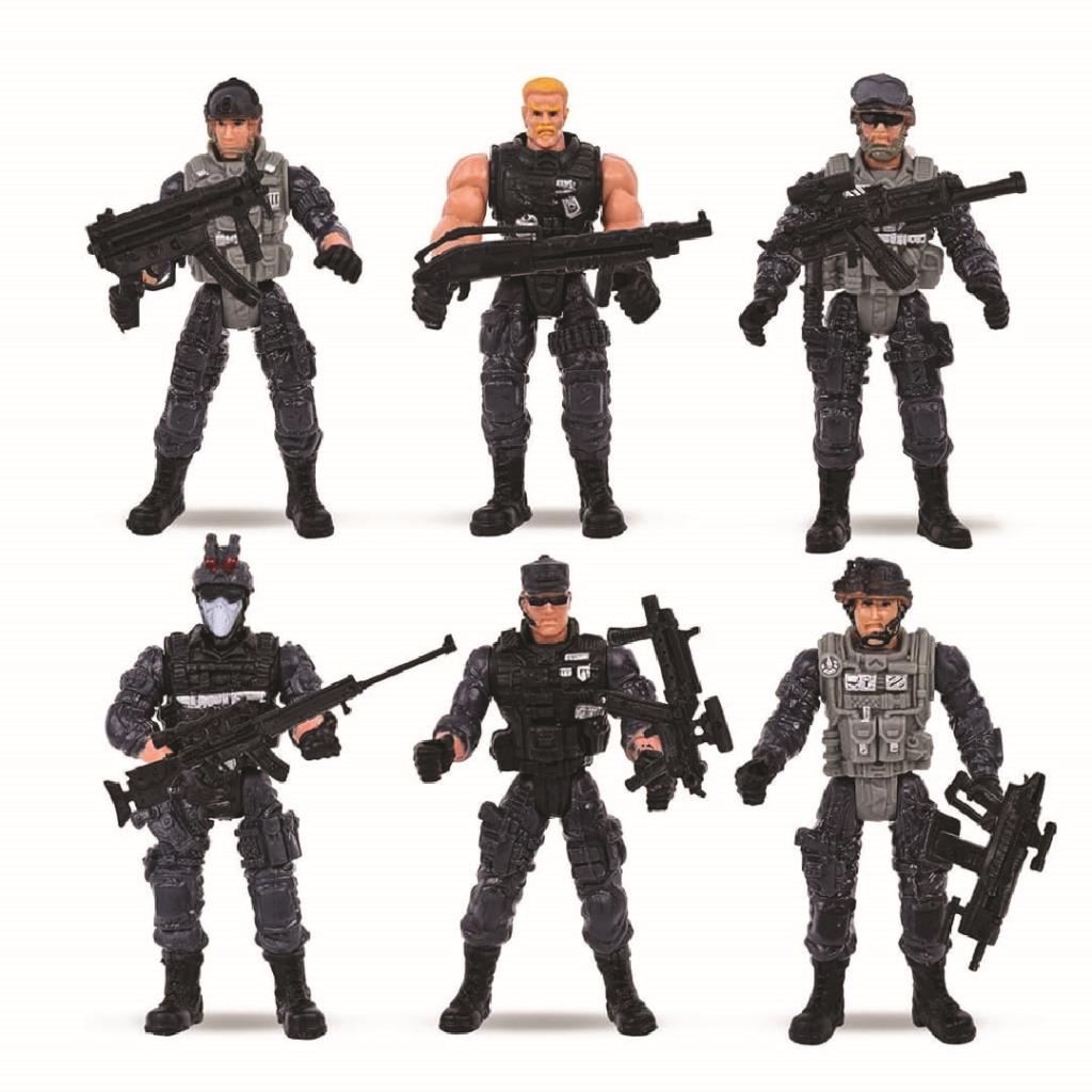Special Forces Soldier Action Figure with Weapons Set