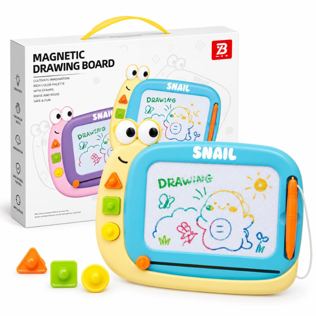 Magnetic Drawing Board for Kids