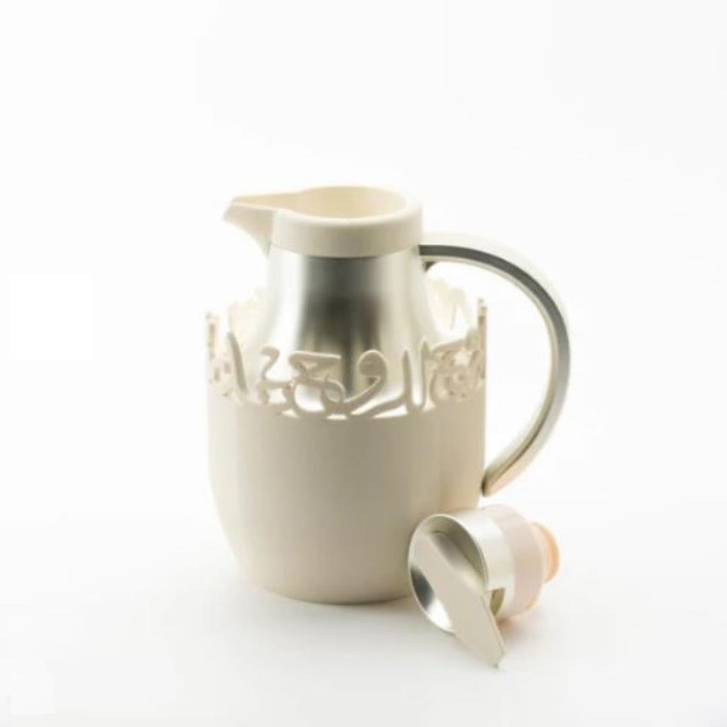 One Vacuum Flask For Tea And Coffee From Mirral - White + silver