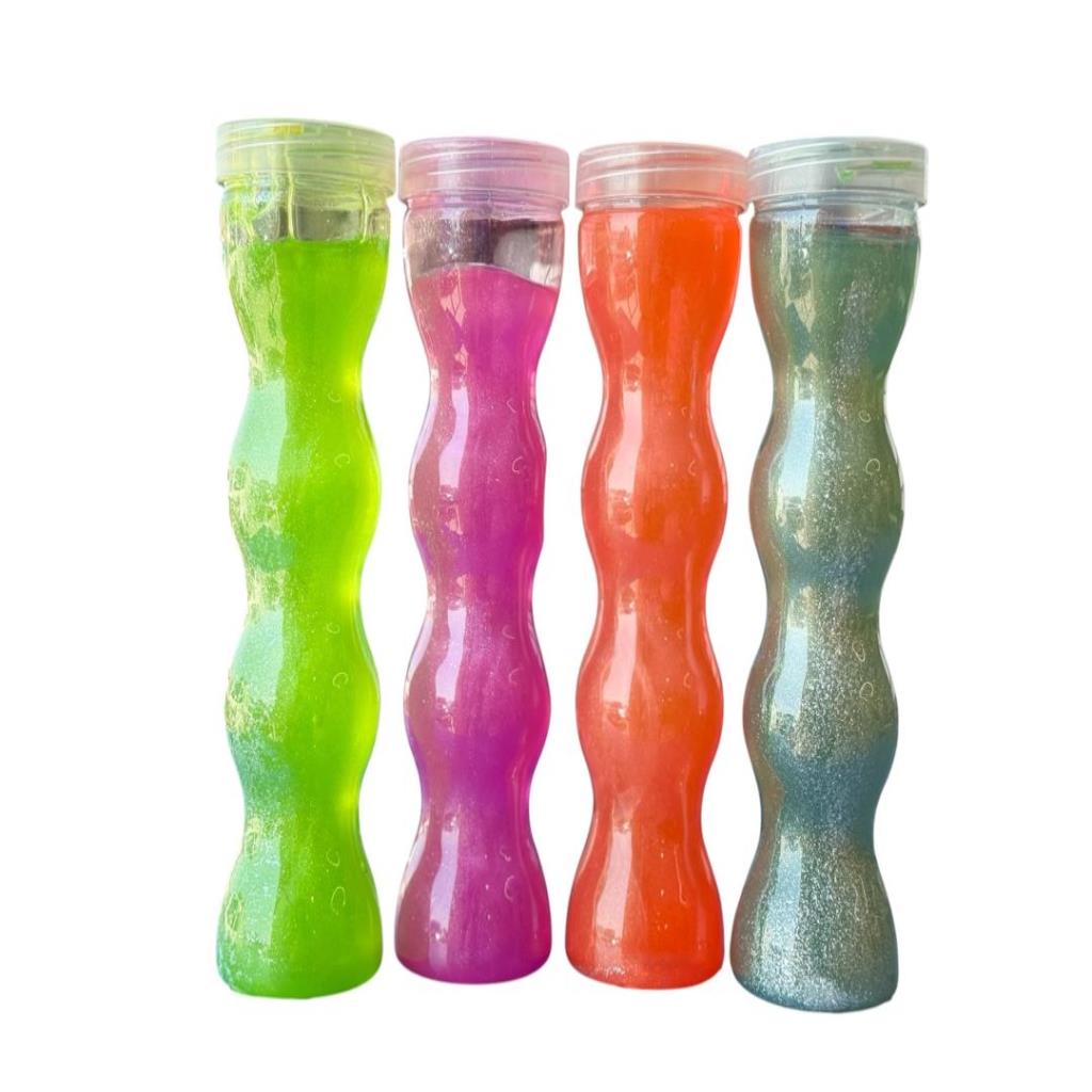Glitter Slime in Wavy Bottle